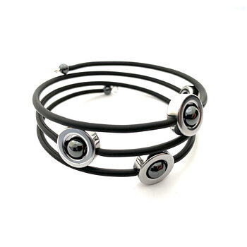 Bracelet Donna Silver Hematit