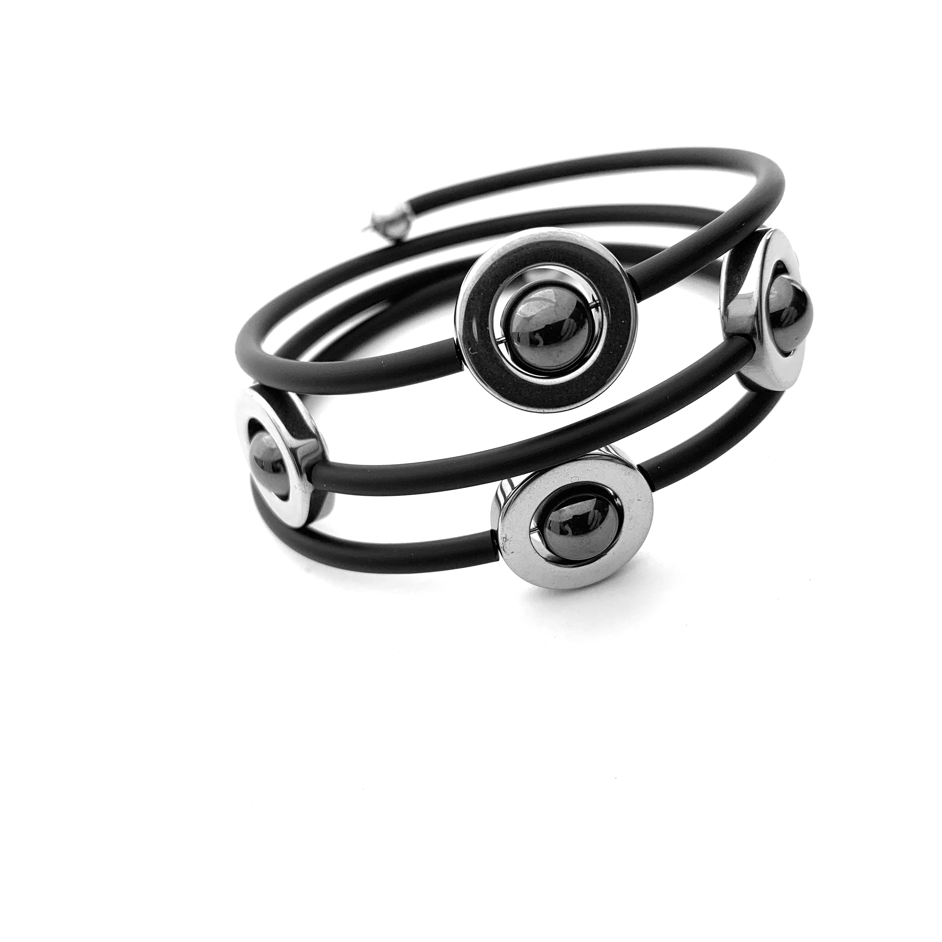 Bracelet Doris Silver Hematite