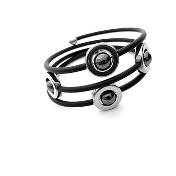 Bracelet Doris Silver Hematite
