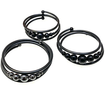 Armband Jelena fostad Onyx Hematite blank onyx