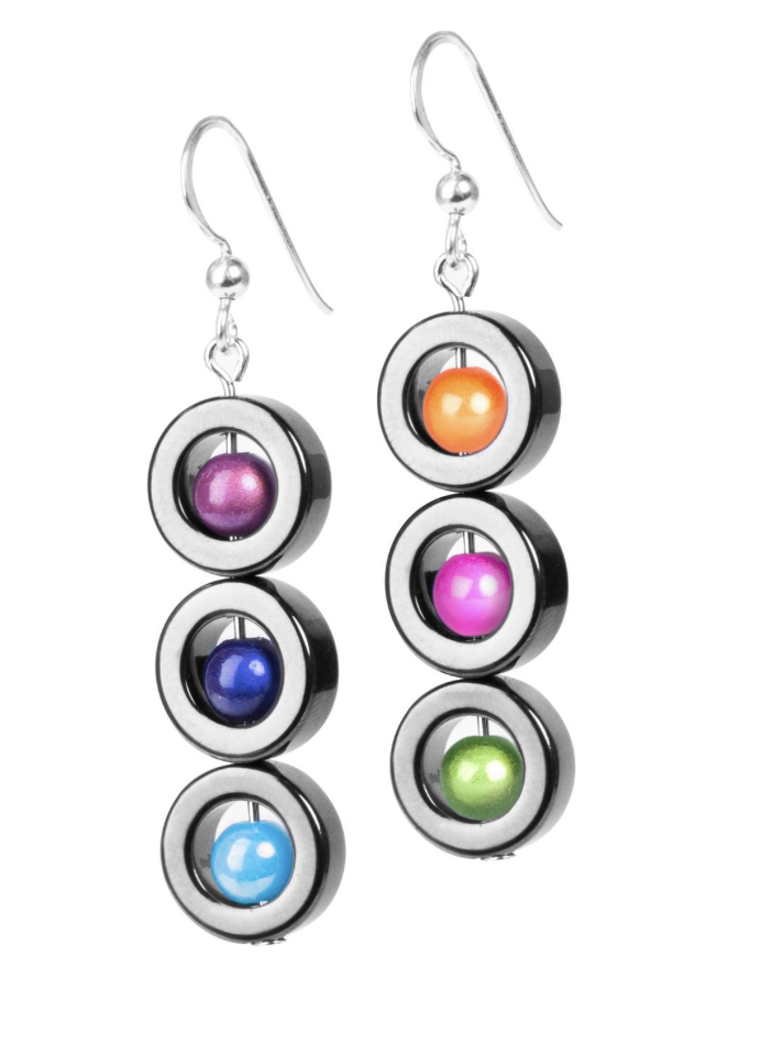 Set Multicolor Necklace bracelet earrings - 3