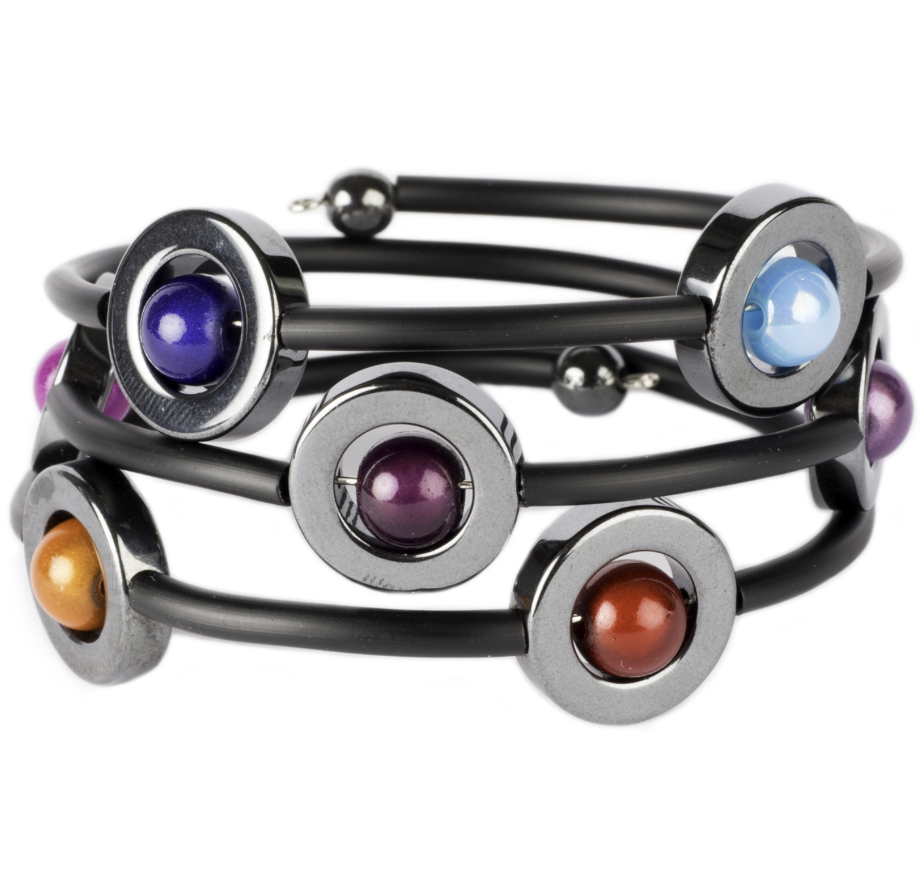 Set Multicolor Necklace bracelet earrings - 4
