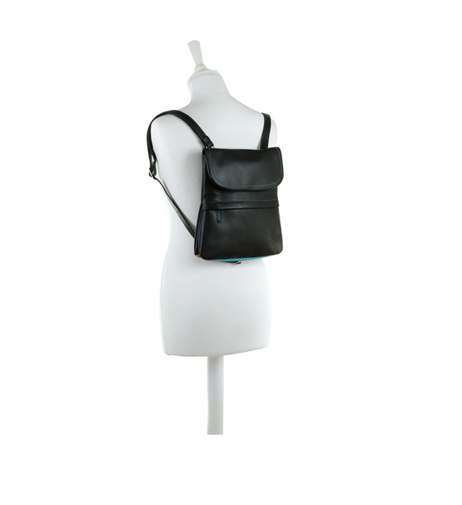 Combination Backpack/crossbody bag Black Mywalit Old Town Stockholm - 3