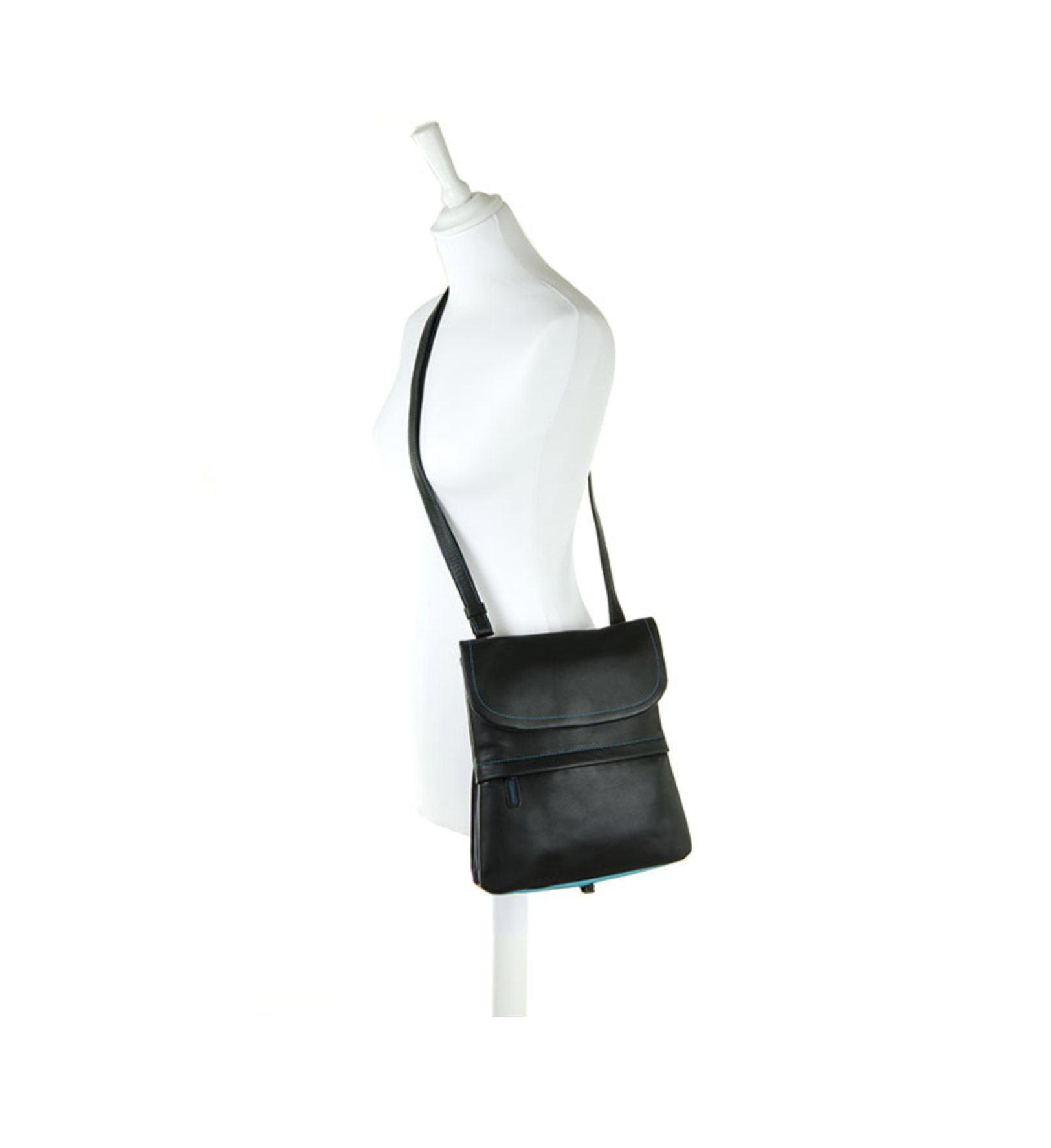 Combination Backpack/crossbody bag Black Mywalit Old Town Stockholm - 2