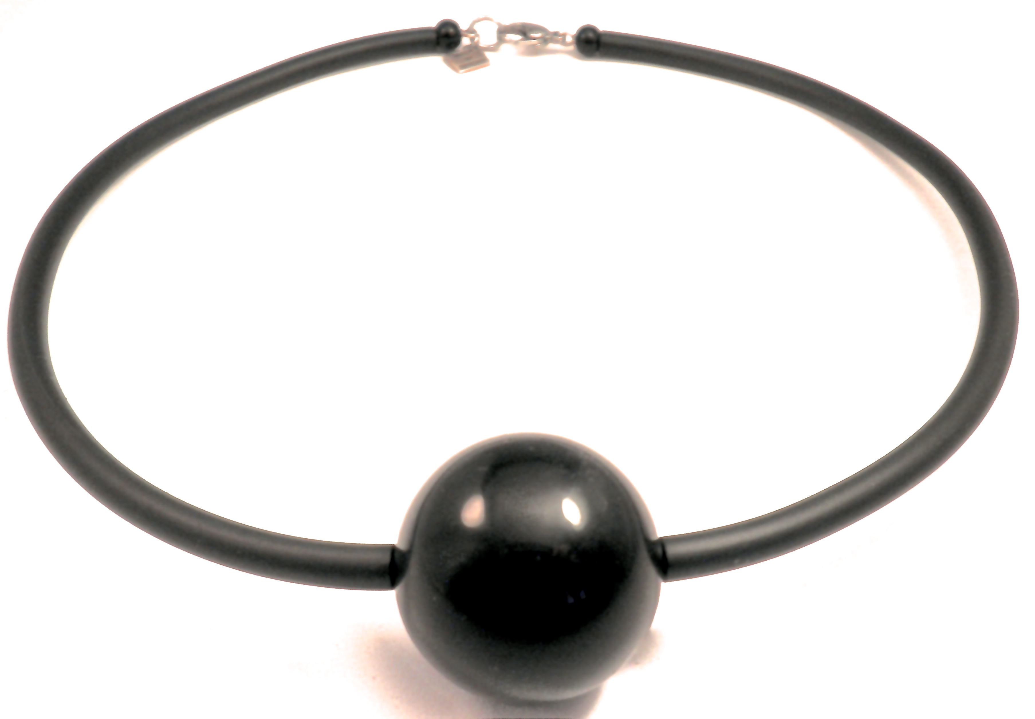 Stacy Halsband Stor Svart Onyx