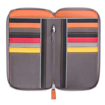 Mobilebag Grey Orange Genuine leather Mywalit Old town Stockholm  - 2