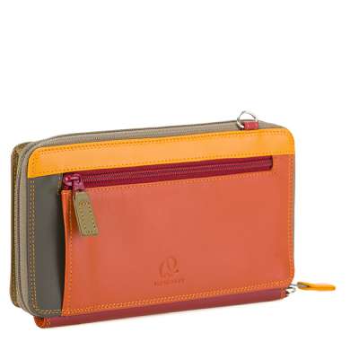Mobilebag Brown olivegreen Genuine leather Mywalit Old town Stockholm  - 4