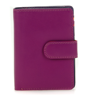 Medium Snap Wallet  Sangria
