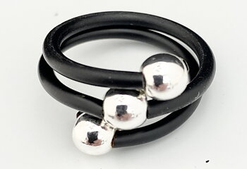 Mimmi Ring silvercolored Hematite