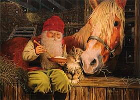Calendario de Adviento con purpurina, A4, Jan Bergerlind