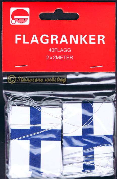 Flaggirlang - Ruotsi, Norja,Suomi Tanska liput - 8