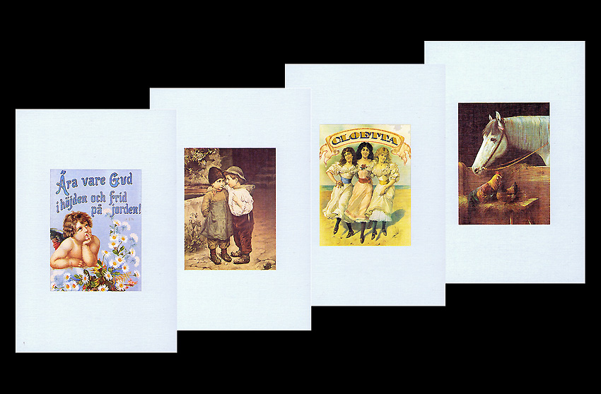 Nostalgia, postcard/miniposters 4-pack
