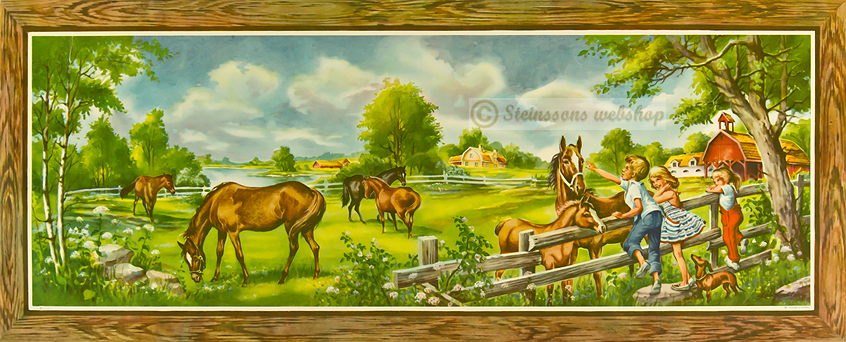 Stor bonad. -Badande barn ,Lars Carllson,  fra 1950'erne