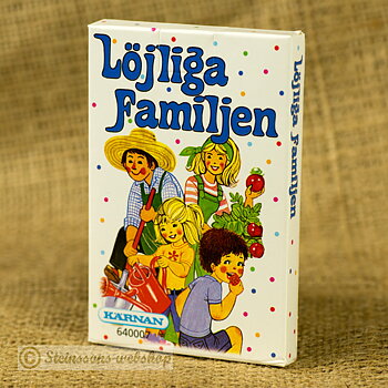 Löjliga familjen (Muntre Familier)  kortspill