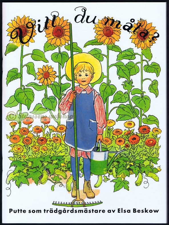Malebok - Putte i haven av Elsa Beskow