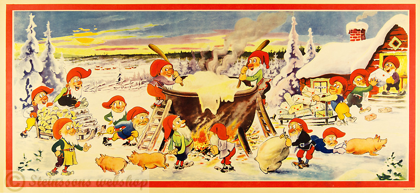 joulua juliste - 1940talet Nils Klarqvist