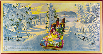 Traditional Scandinavian christmas poster , Anders Olsson