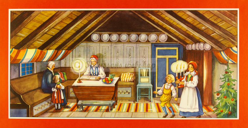 joulua juliste,  1940-50talet