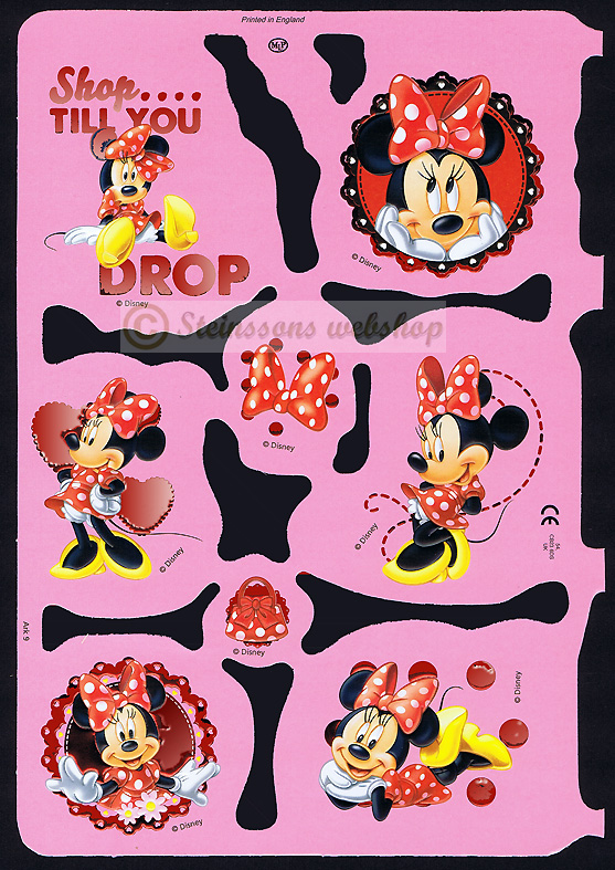Minnie Mus Egmont ark nr 09 metalic