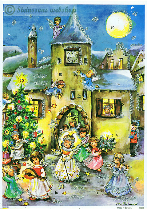 adventskalender med glitter adventskalender med glitter