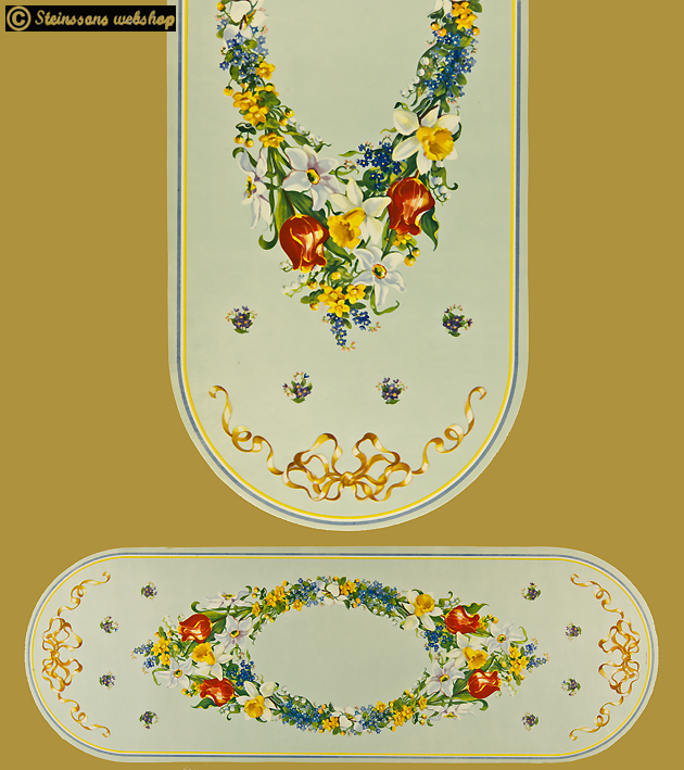 Bordslöpare - Vår-blommekrans