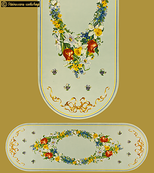 Bordslöpare - Vår-blommekrans
