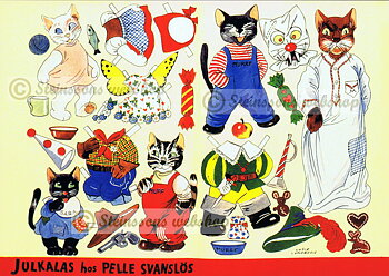 Julkalas hos Pelle svanslös