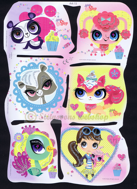 Littlest Pet Shop, Egmont ark nr 15 glitter