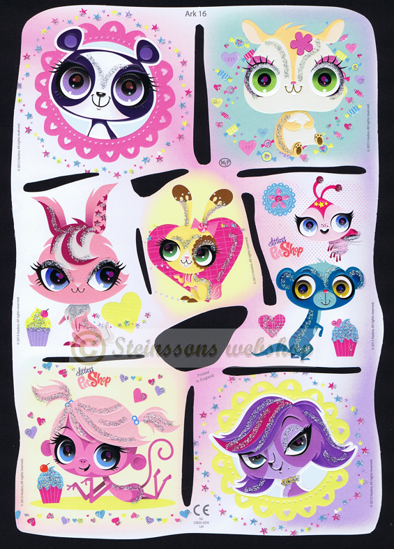 Littlest Pet Shop, Egmont ark nr 16 glitter