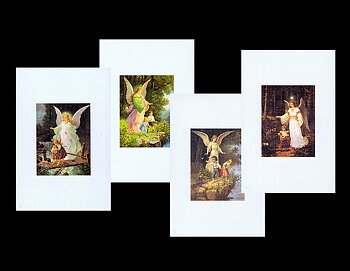 Angels, postcard/miniposters 4-pack
