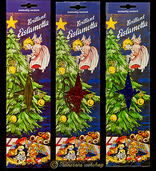 Lametta å henge på juletreet iht. gammel tradisjon, velg farge