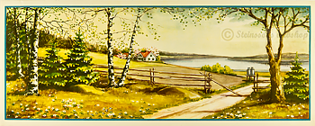 Stor bonad - Påskmotiv, 1950tal
