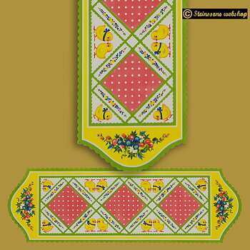 Tipical swedish tablecloth paper
