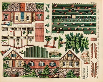 Schweizerhuset, model ark, - motiv fra 1878