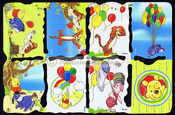 MPL2161g Disney Nalle Puh med glitter