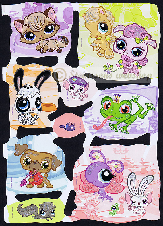 Littlest Pet Shop, med glitter uden nummer el. logo