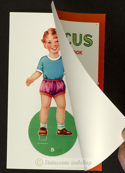 Bog med påklaedningsdukke, Circus - 5