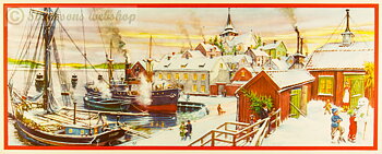 joulua juliste ,av Curt Nyström, 1940talet 