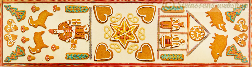 Traditionelle Skandinavische Weihnachten Poster  -(papier)