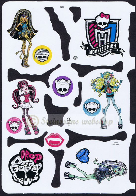 MPL2169g Monster High med glitter