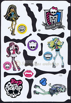 MPL2169g Monster High med glitter