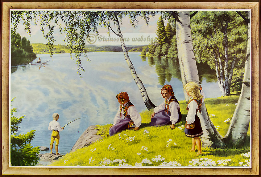 Stor bonad. - Anders Olsson, 1950 - trykk