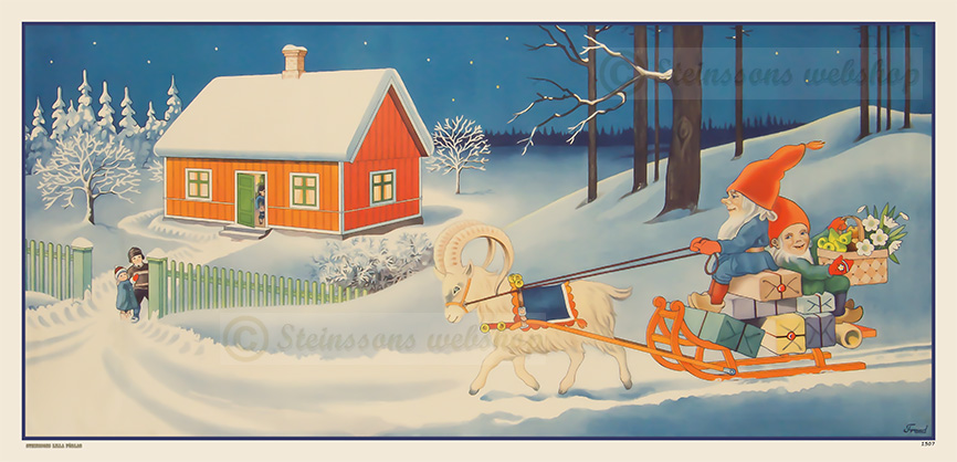 Stor julebonad 1940tals-motiv