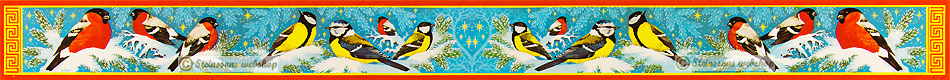Traditionelle Skandinavische Weihnachten Poster  -(papier)1960- - 2