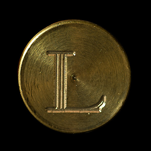Seglstempel (bokstaver i en rett stil) - 13