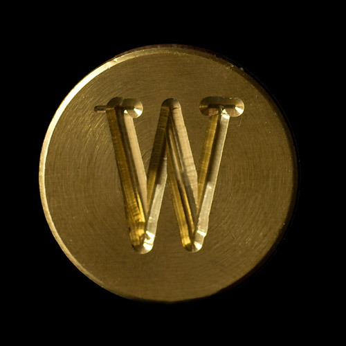 Seglstempel (bokstaver i en rett stil) - 24