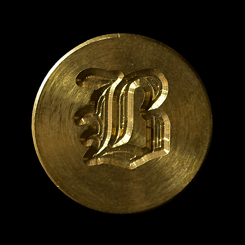 Siegelstempel (Buchstaben im alten Stil) - 3