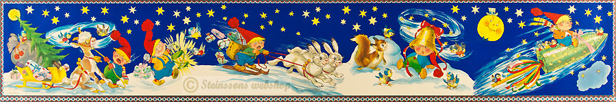 Traditionelle Skandinavische Weihnachten Poster  -(papier)1960- - 2