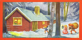Liten bonad - Tomten kommer….. 1950talet B-L-E