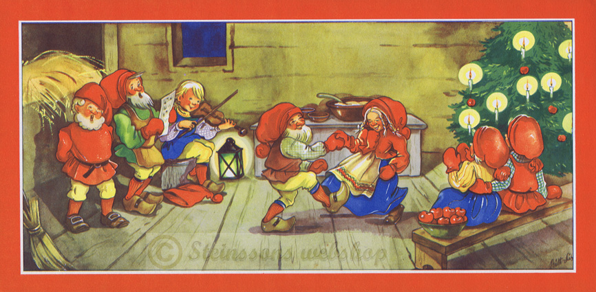 Liten bonad - Tomtedans….. 1950talet B-L-E